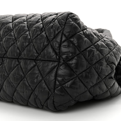 Chanel Nylon Coco Cocoon Bowler Black 10 of 12