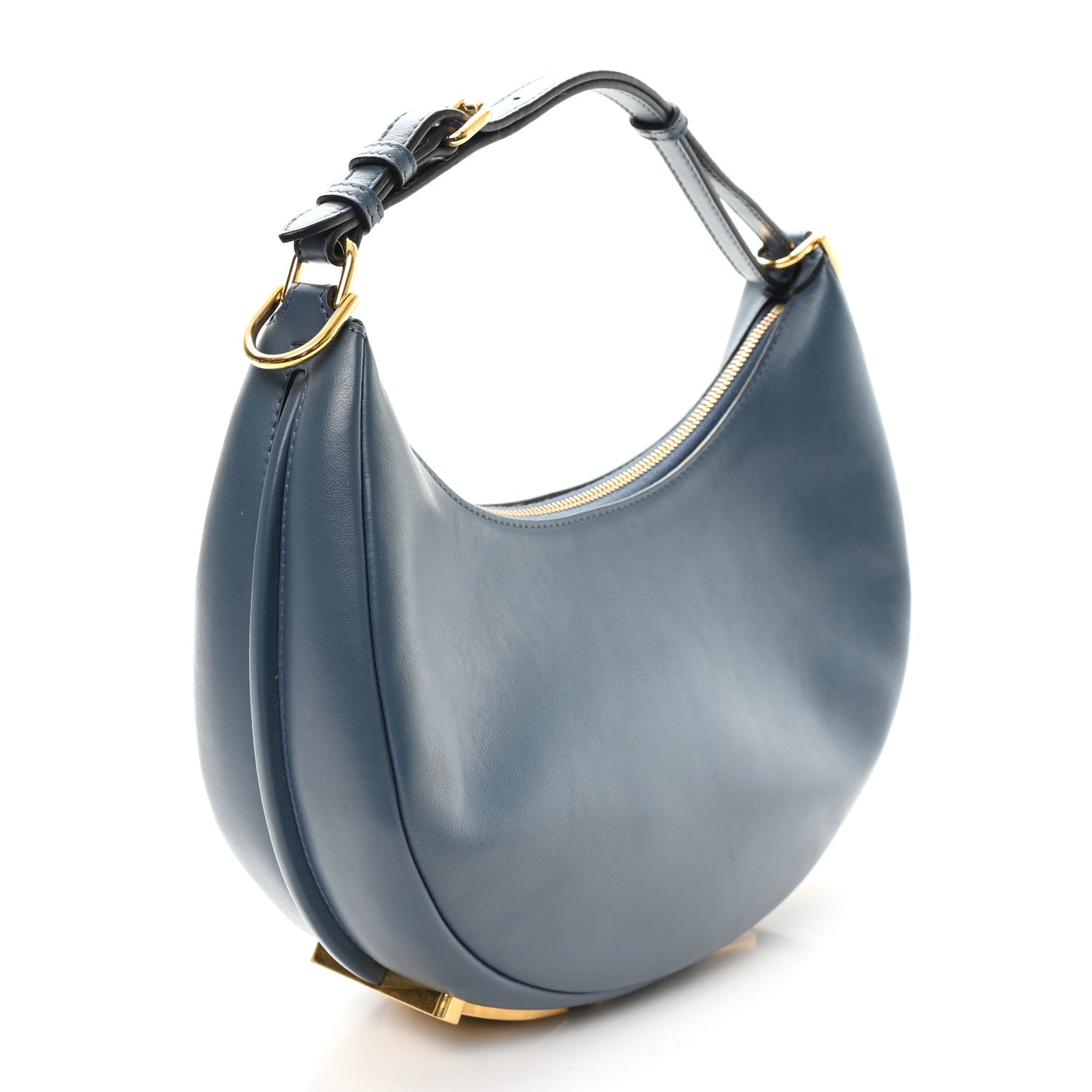 Fendi Vitello Grace Matte Small Fendigraphy Hobo Bag Mirto 2 of 10