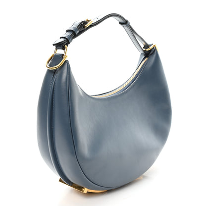 Fendi Vitello Grace Matte Small Fendigraphy Hobo Bag Mirto 2 of 10