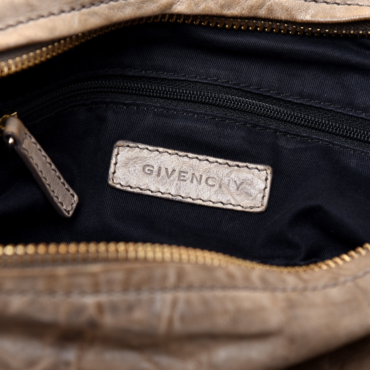 Givenchy Tumbled Sheepskin Small Pandora Charcoal 8 of 10