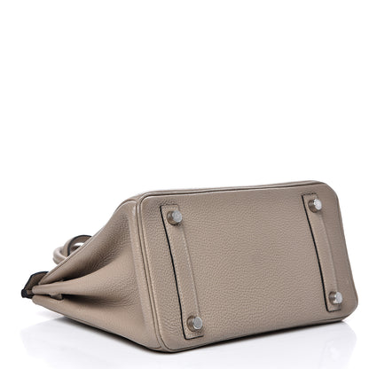 Hermes Togo Birkin 25 Gris Tourterelle 4 of 33