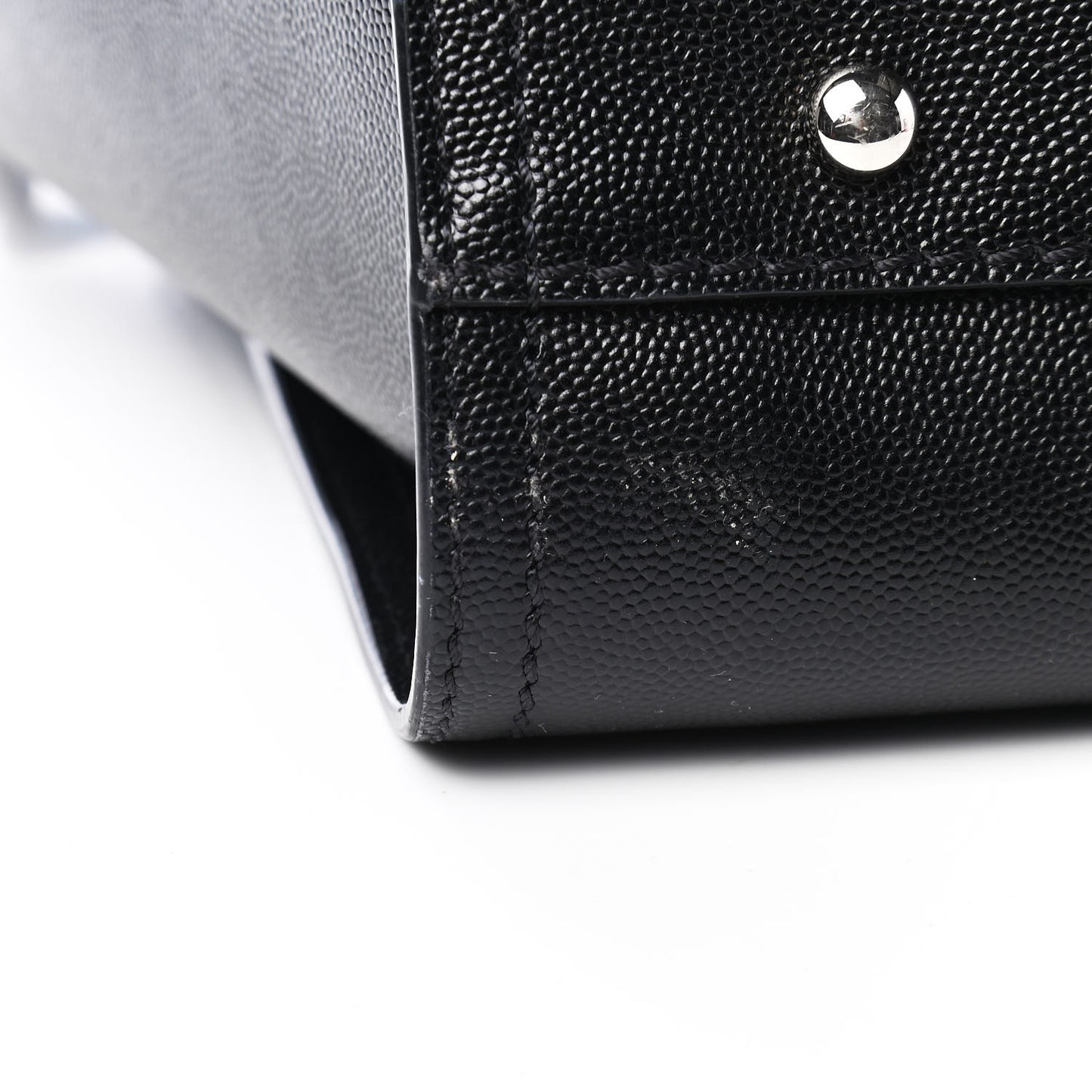 Caviar Medium Studded Deauville Tote Black