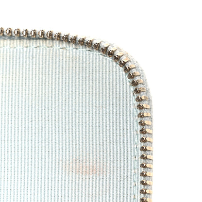 Chanel Lambskin Quilted Top Handle Mini Vanity Case With Chain Light Blue 11 of 12