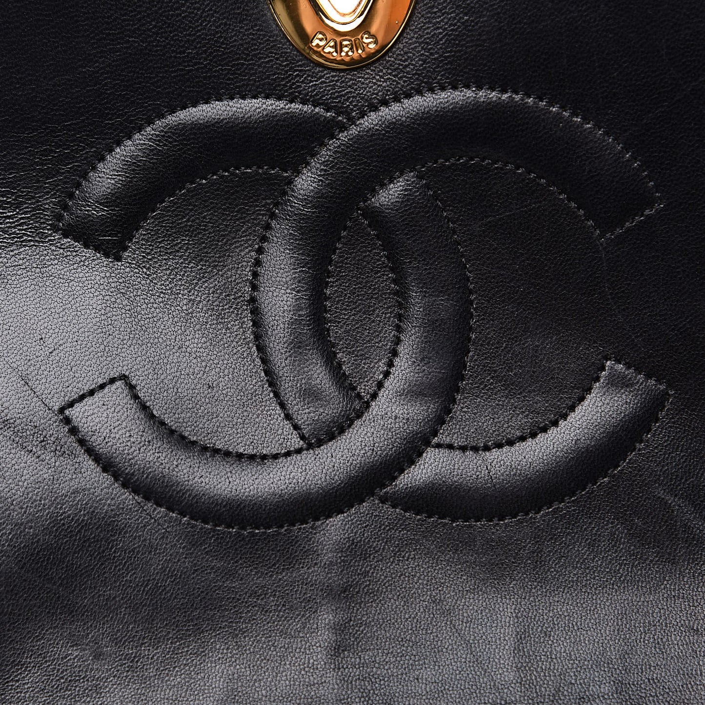 Lambskin Quilted Small Single Flap Black