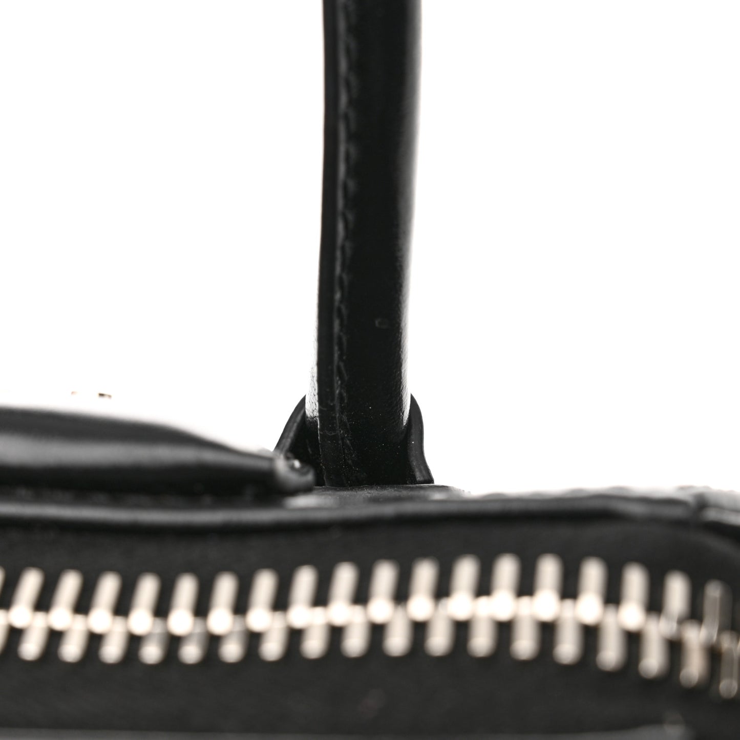 Shiny Lord Calfskin Mini Antigona Black