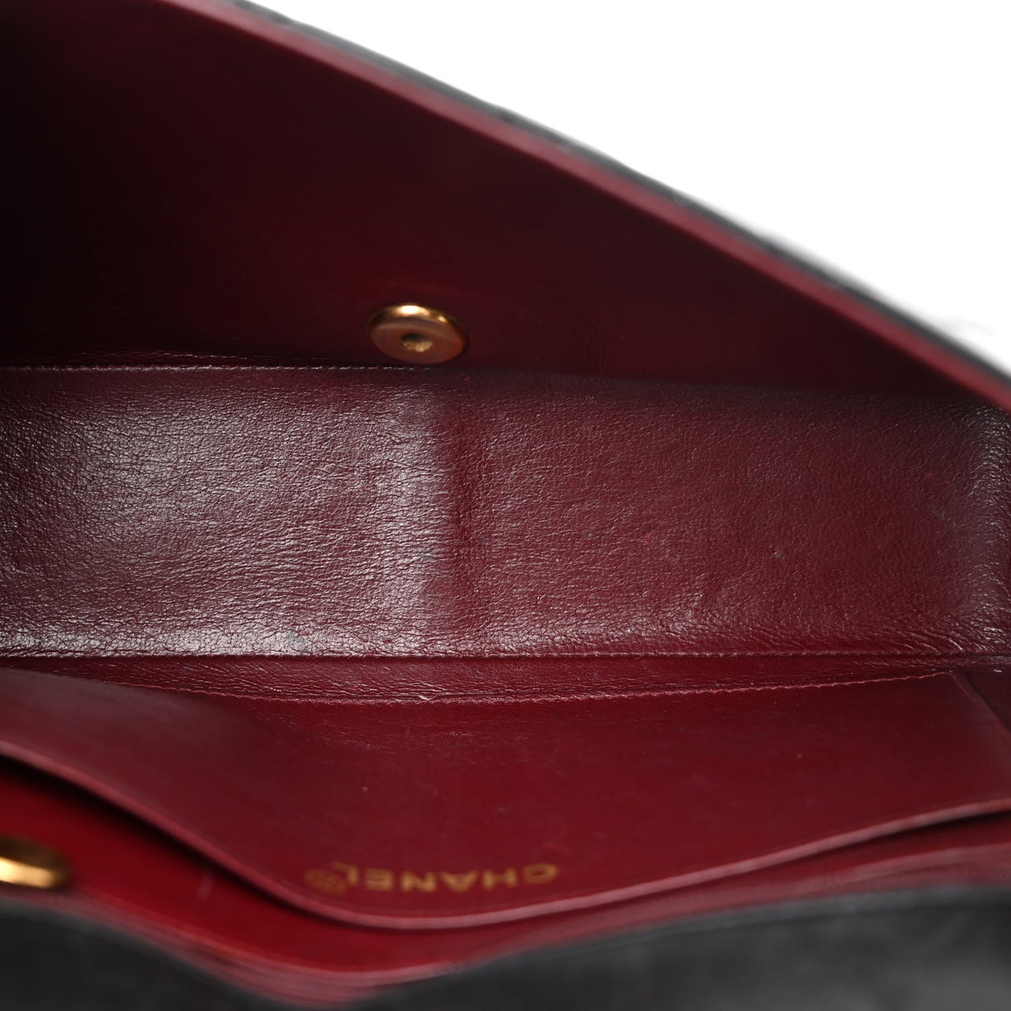 Lambskin Quilted Medium Single Flap Black
