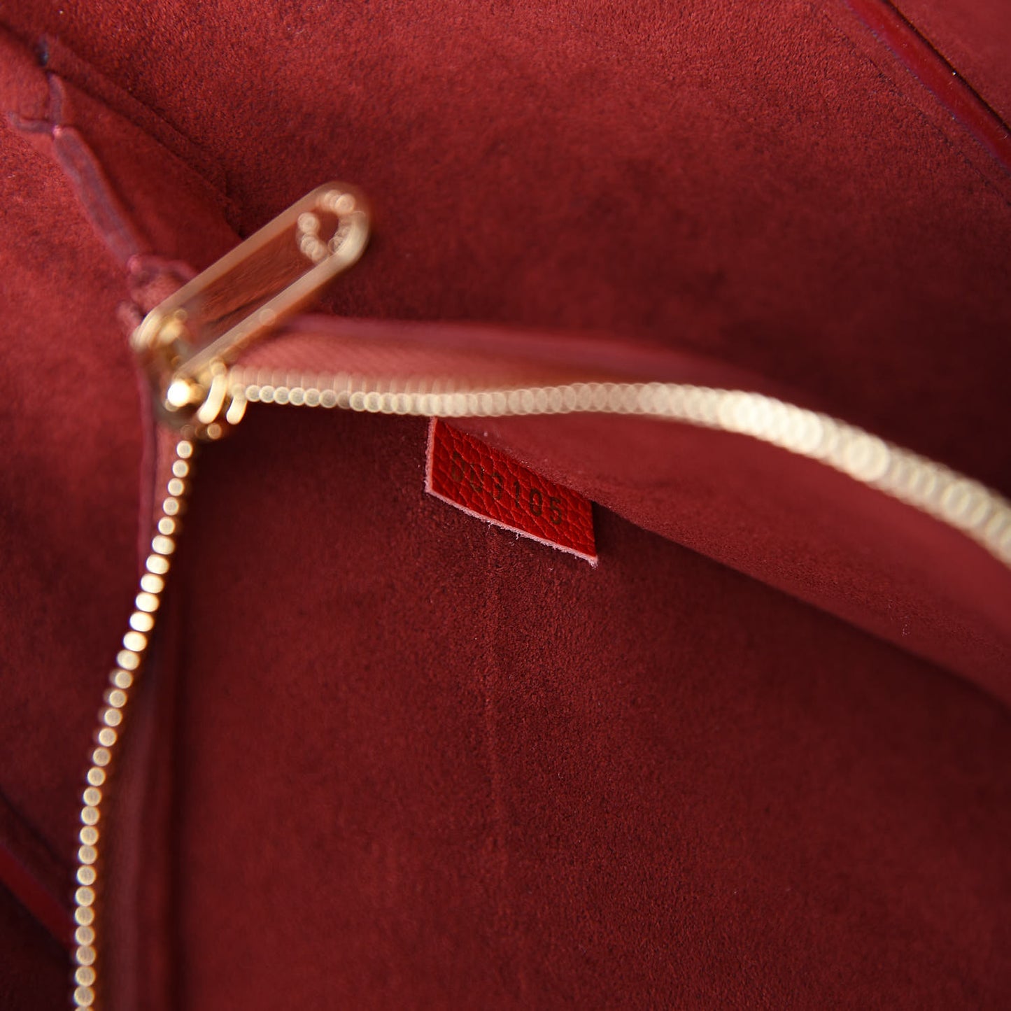 Calfskin Monogram Kimono Tote Cherry