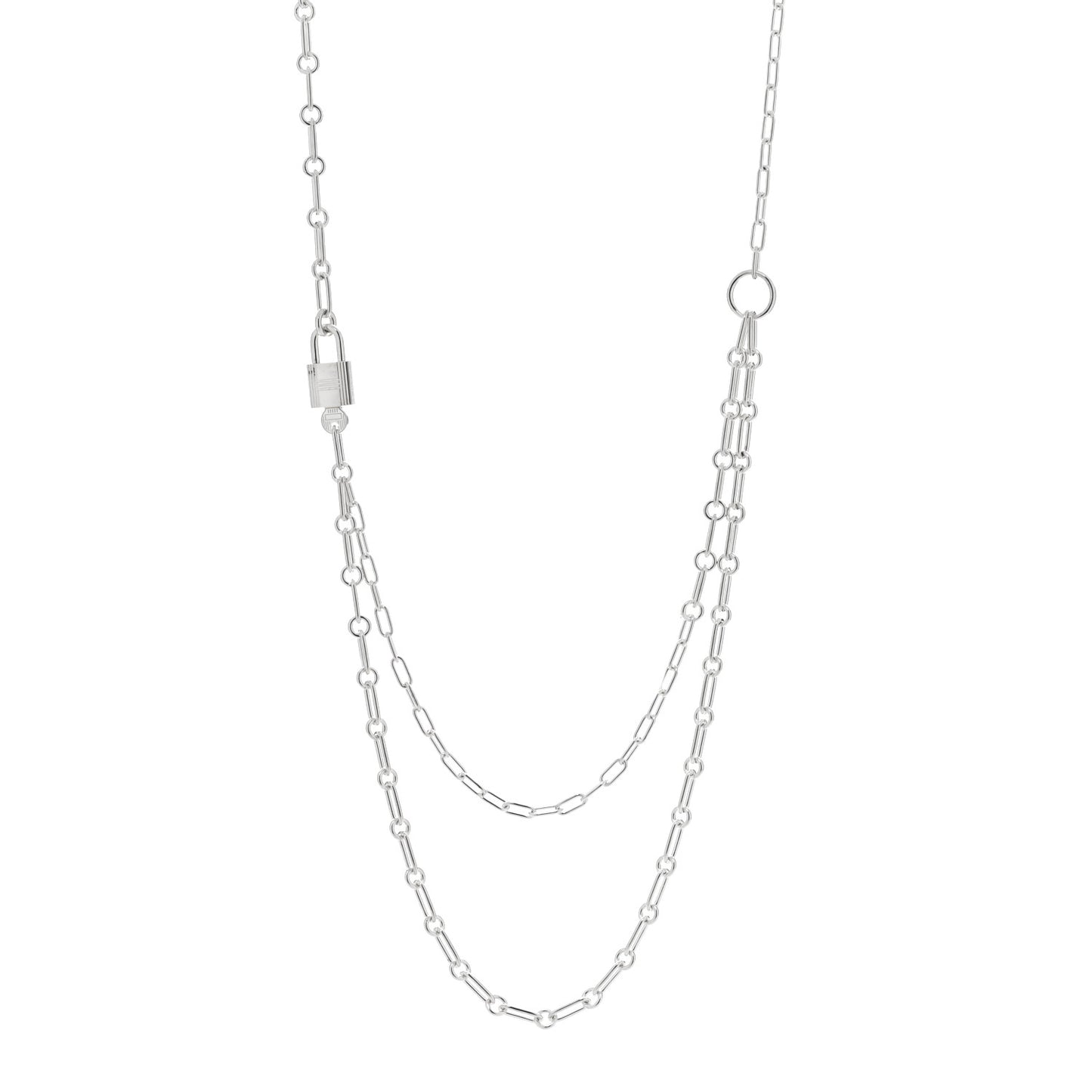 Sterling Silver GM Alphakelly Necklace
