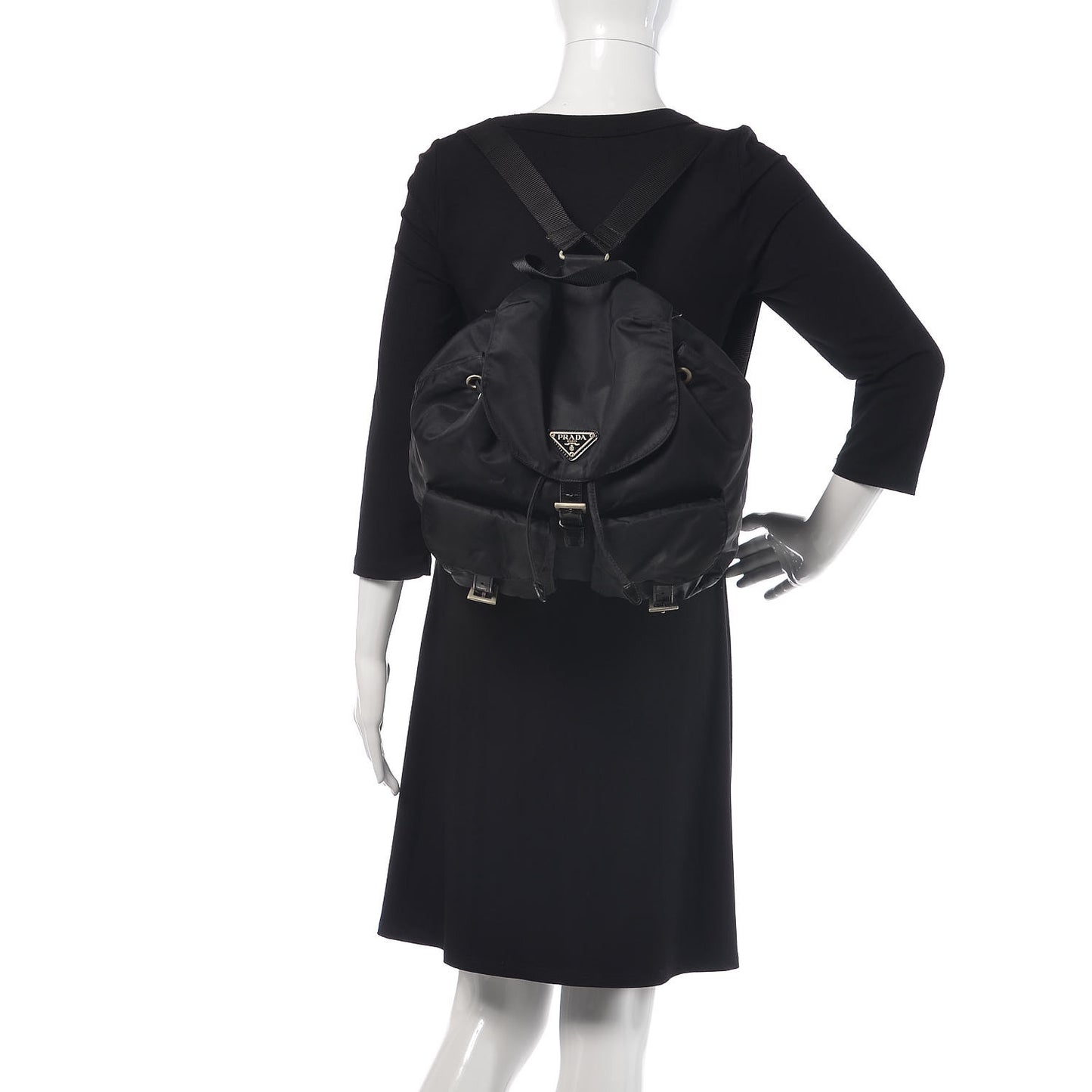 Tessuto Nylon Vela Backpack Black