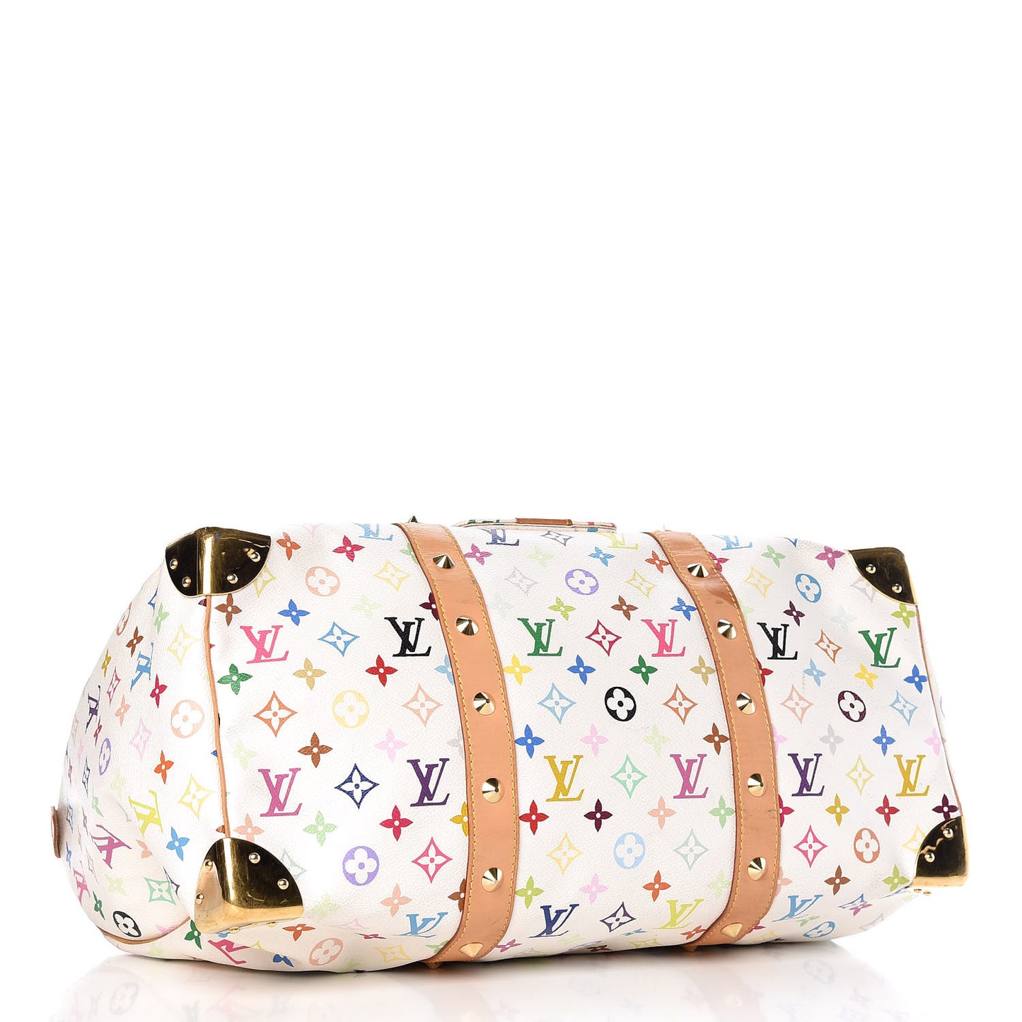 Monogram Multicolor Keepall 45 White