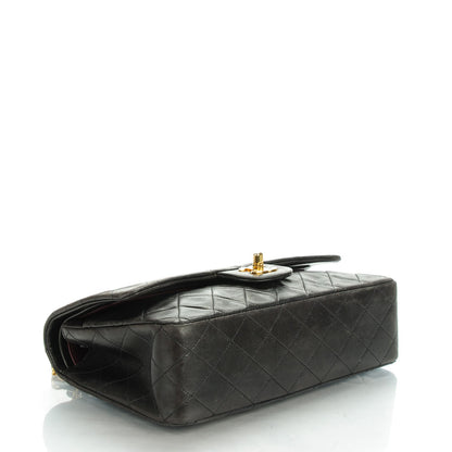 Chanel Lambskin Quilted Medium Double Flap Black 4 of 8
