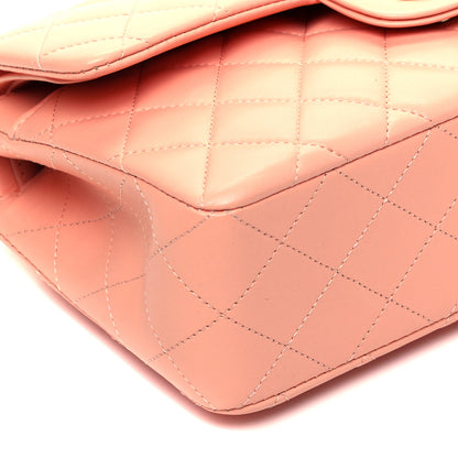 Chanel Lambskin Quilted Small Double Flap Light Orange 7 of 8