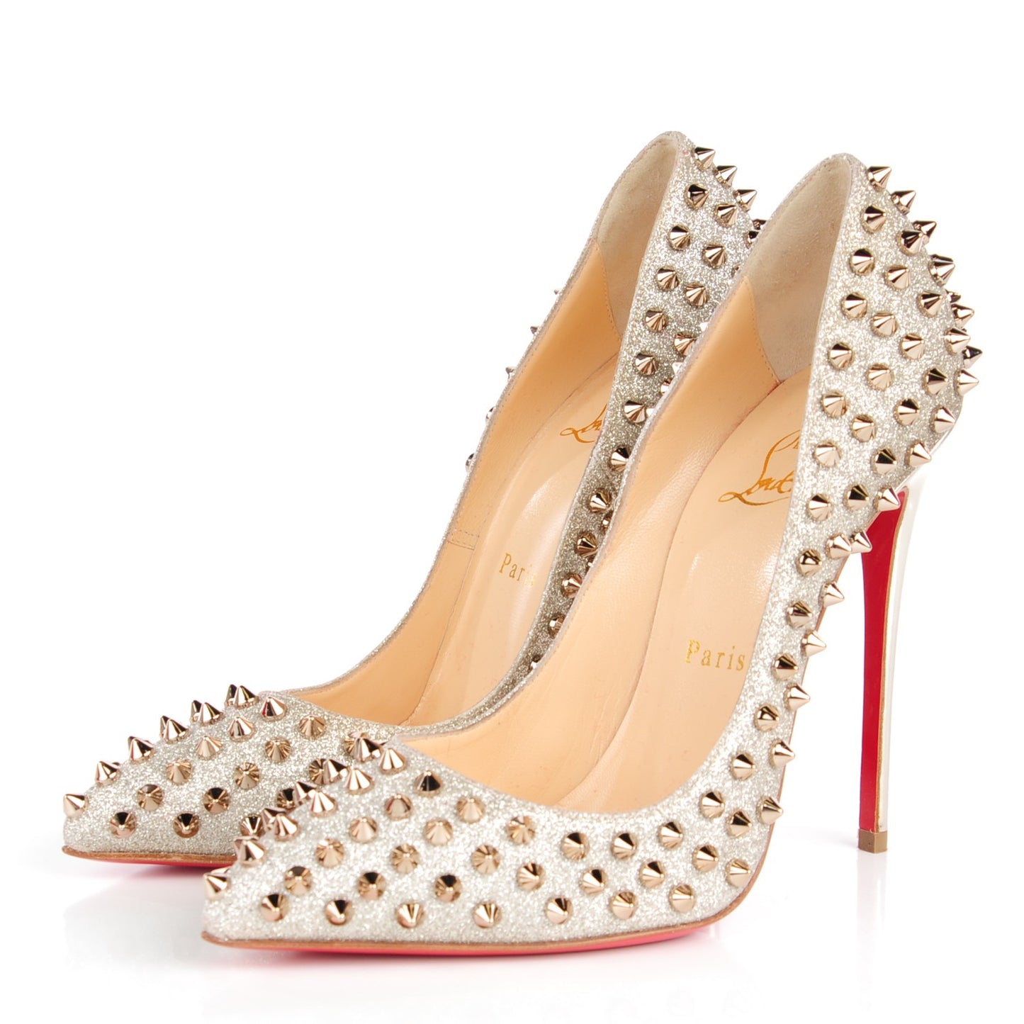 Glitter Mini Specchio Follies Spikes 120 Pumps 37 Colombe
