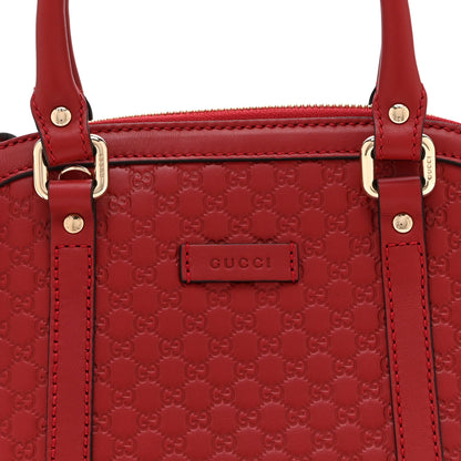 Gucci Soft Microguccissima Mini Dome Bag Rosso 9 of 11