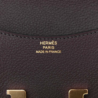 Hermes Evercolor Constance Slim Wallet Rouge Sellier 7 of 8