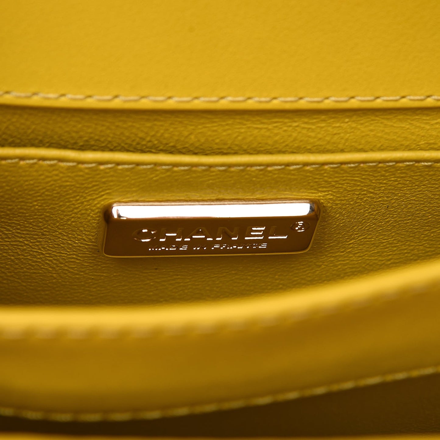 Python Small Braided Chic Flap Yellow