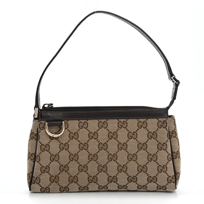 Gucci Monogram D Ring Cosmetic Case Brown 1 of 12