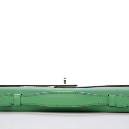 Hermes Swift Kelly Cut Clutch Pochette Bambou 15 of 17