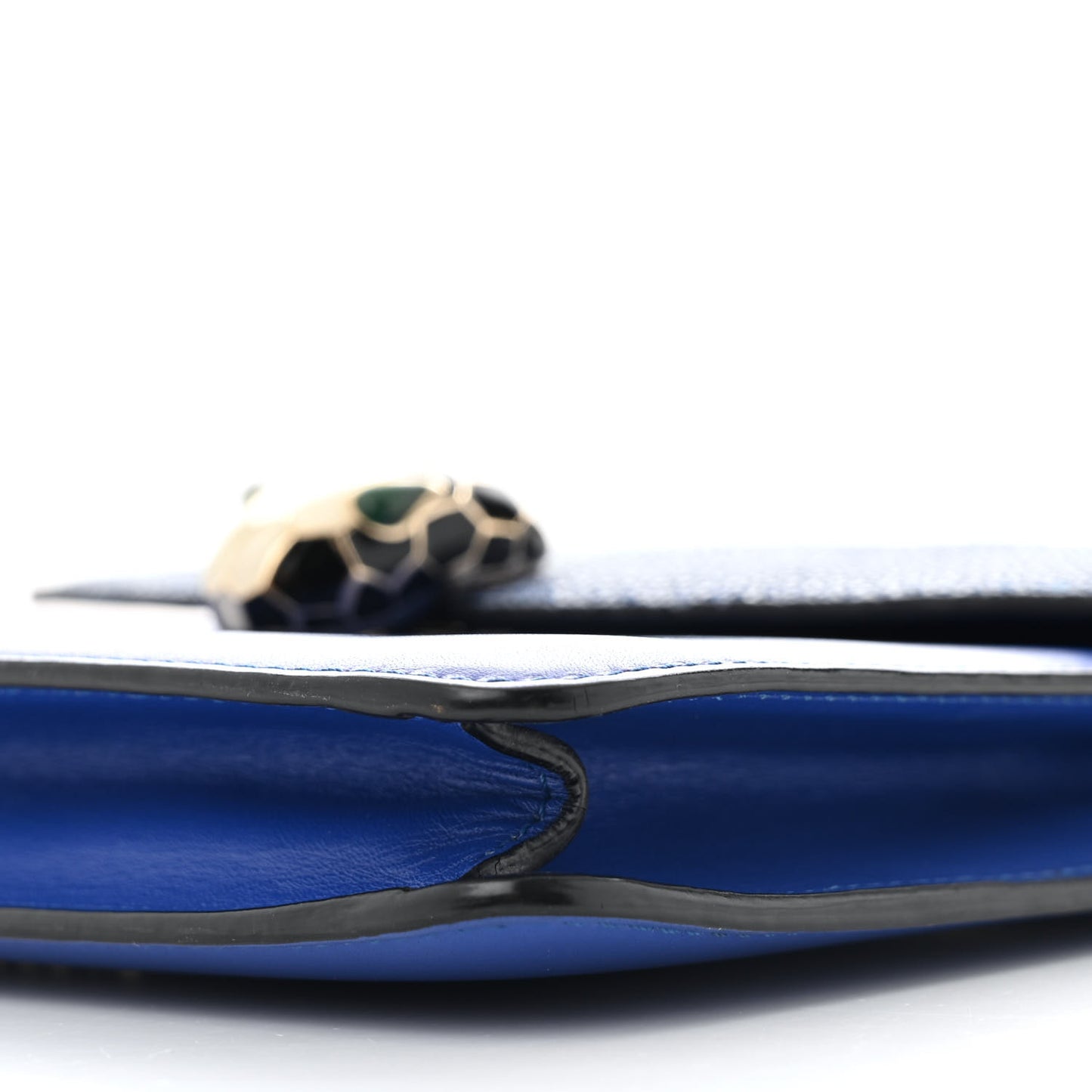 Galuchat Calfskin Serpenti Forever Crossbody Bag Blue