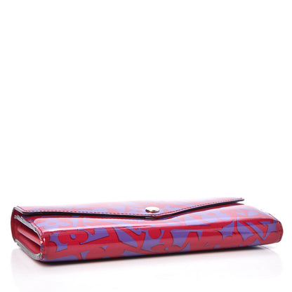 Louis Vuitton Patent Sweet Monogram Sarah Wallet Rose Indien 4 of 13