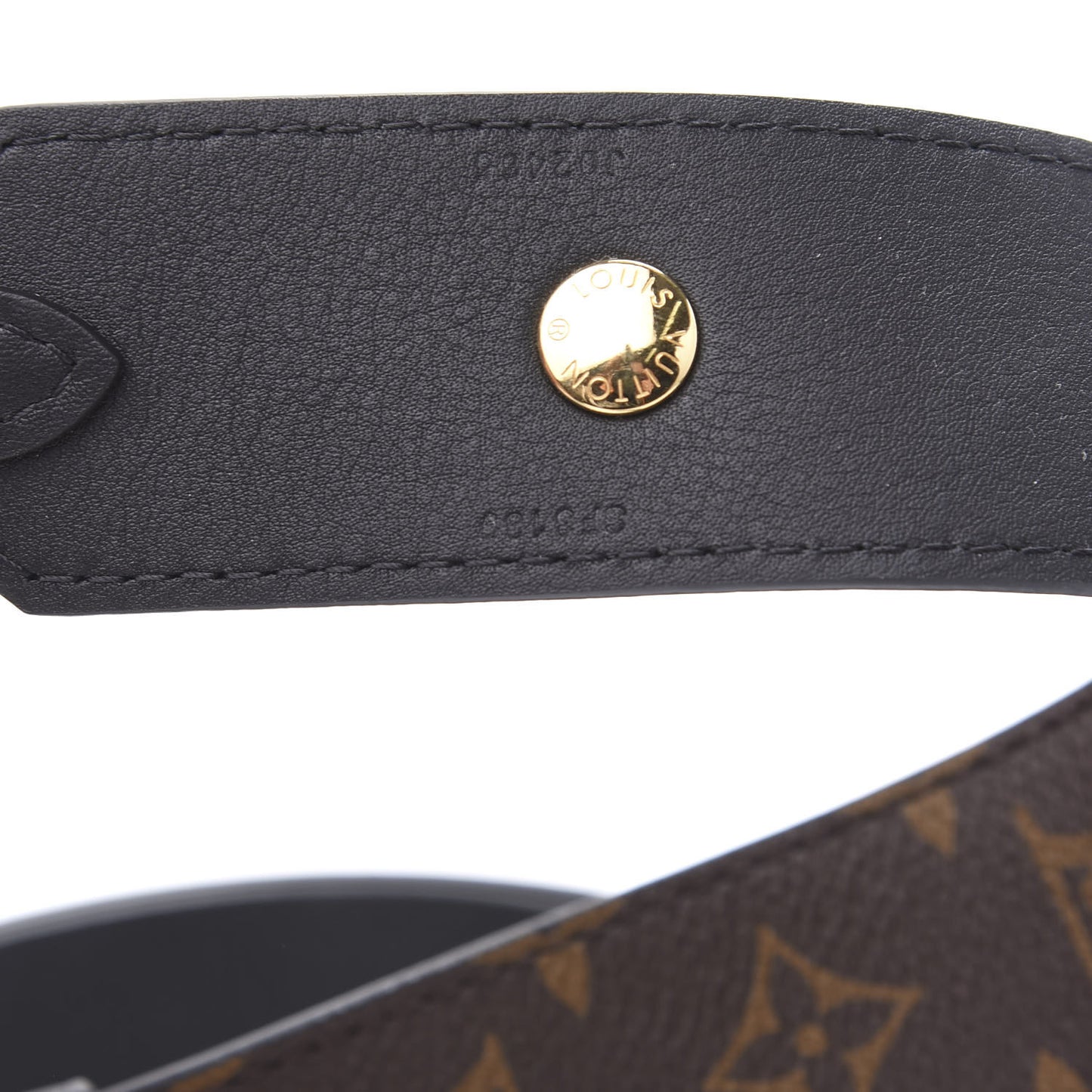 Monogram Bandouliere Shoulder Strap Black