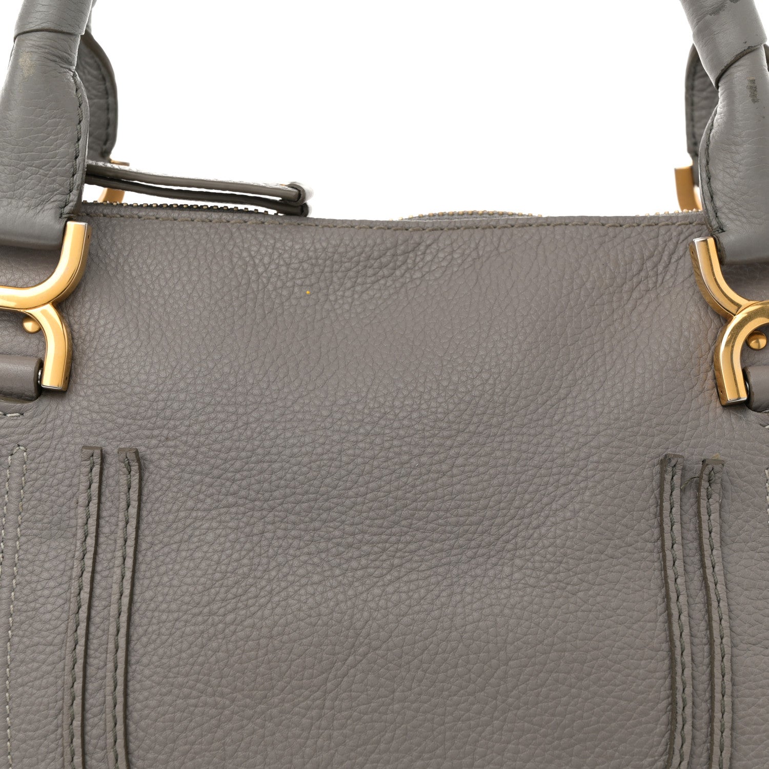 Chloe Calfskin Medium Marcie Satchel Cashmere Grey 8 of 15