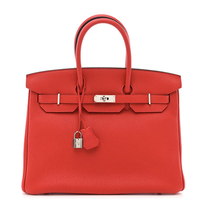 Hermes Togo Birkin 35 Geranium 1 of 11