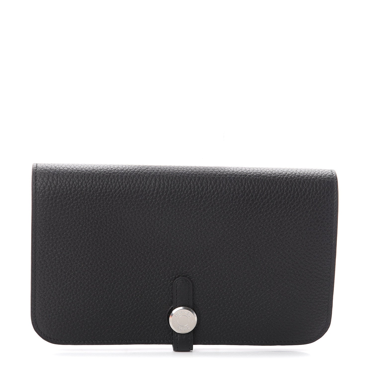 Hermes Togo Dogon Duo Wallet Black 1 of 5