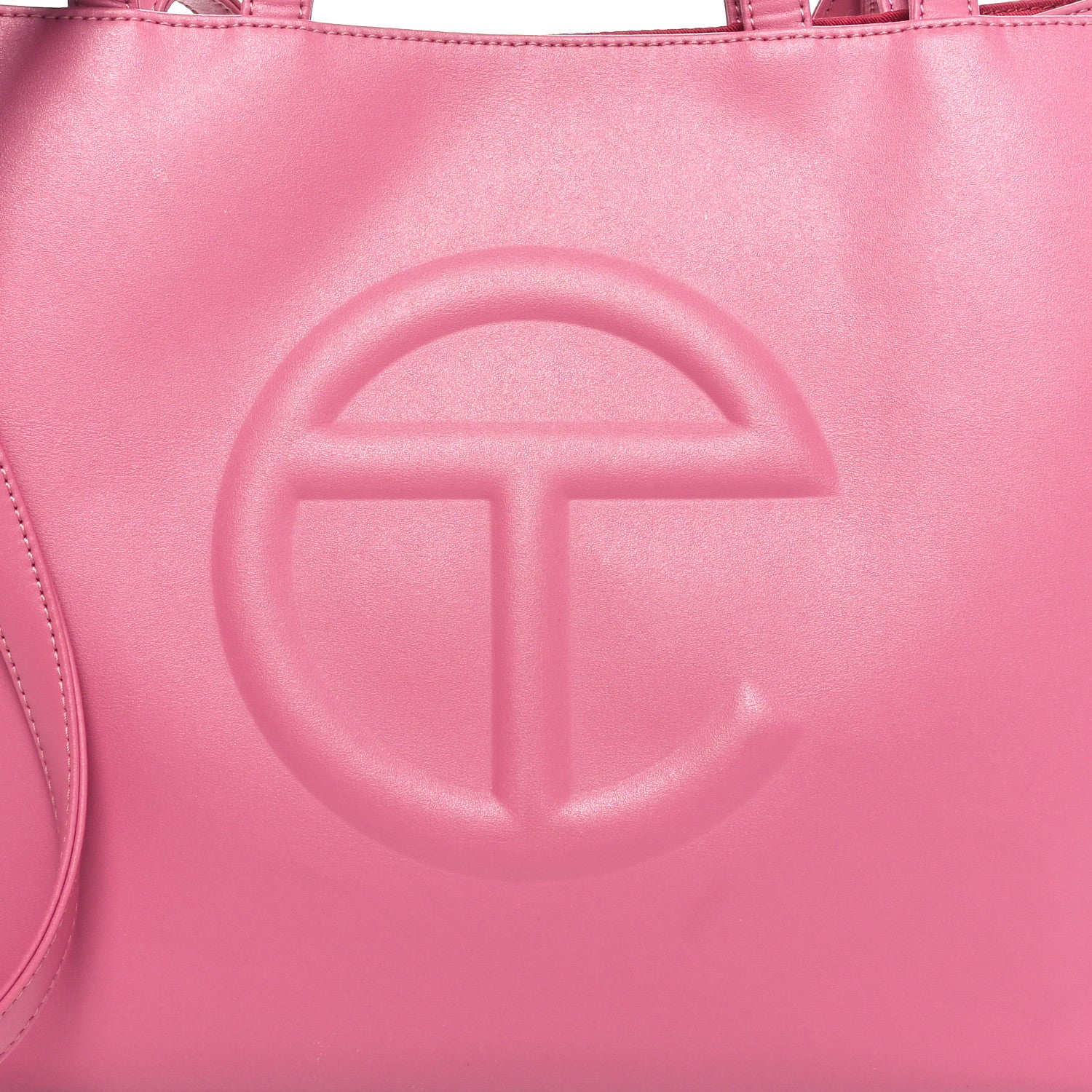 Telfar Vegan Leather Medium Shopping Bag Corned Beef 7 of 9