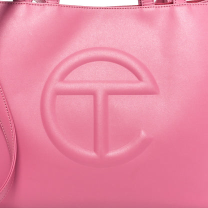 Telfar Vegan Leather Medium Shopping Bag Corned Beef 7 of 9