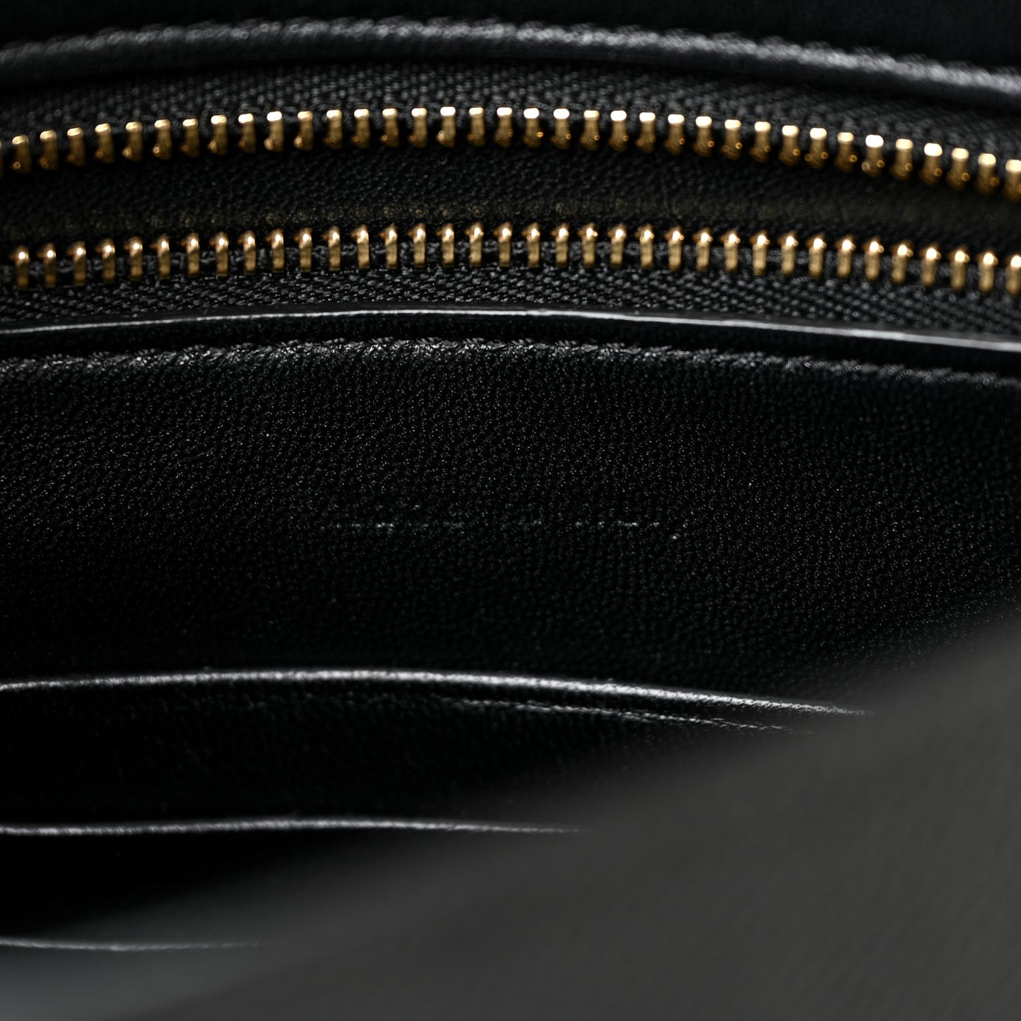 Grained Calfskin Small Trotteur Black