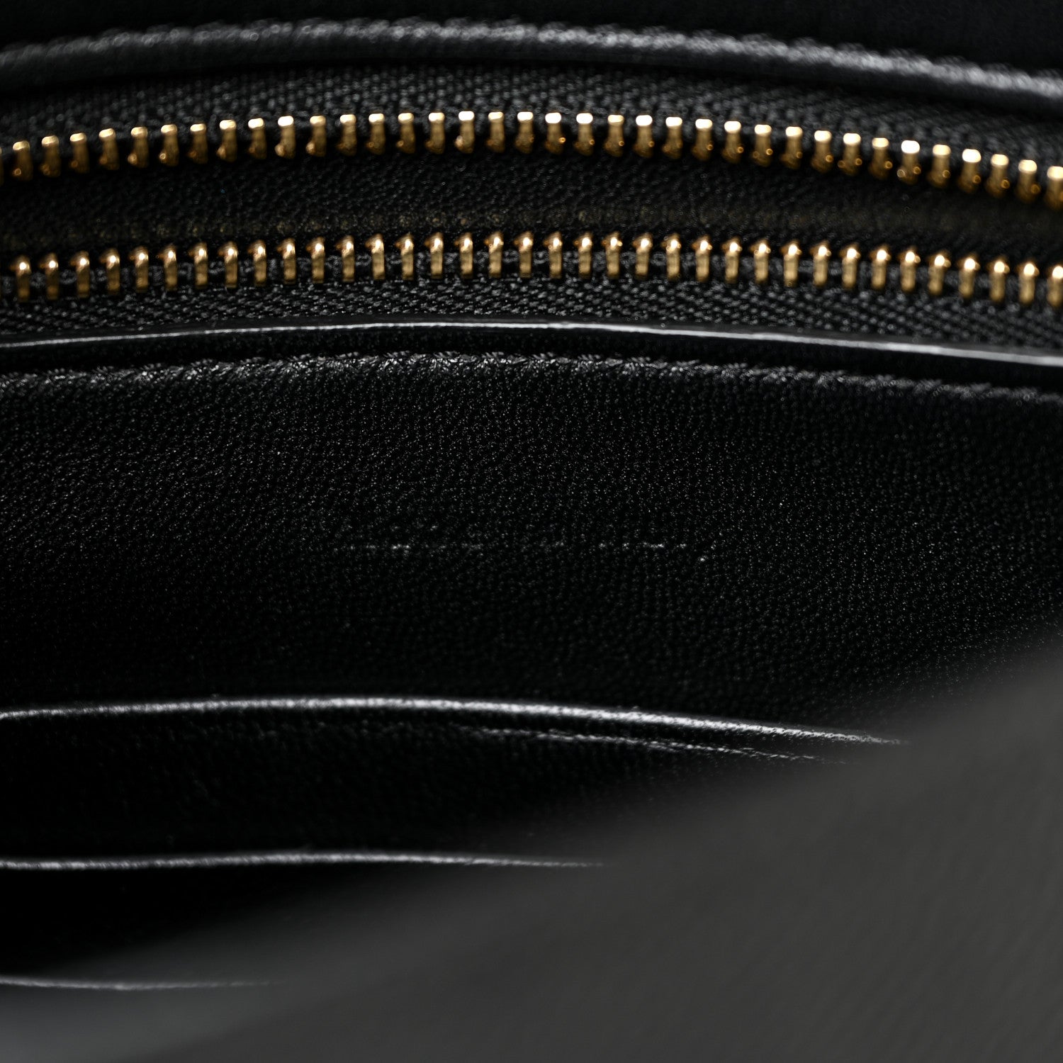 Celine Grained Calfskin Small Trotteur Black 6 of 10