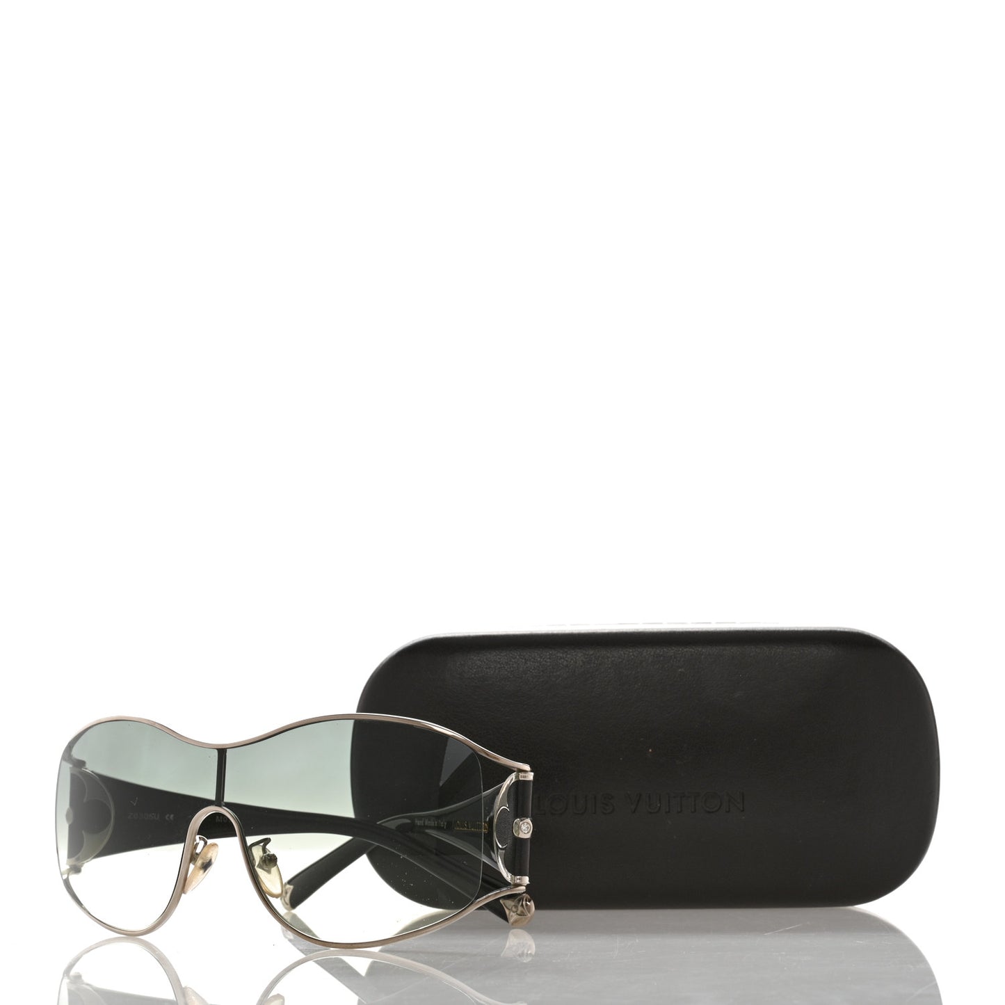 Jasmine Shield Sunglasses Z03050U Black Silver