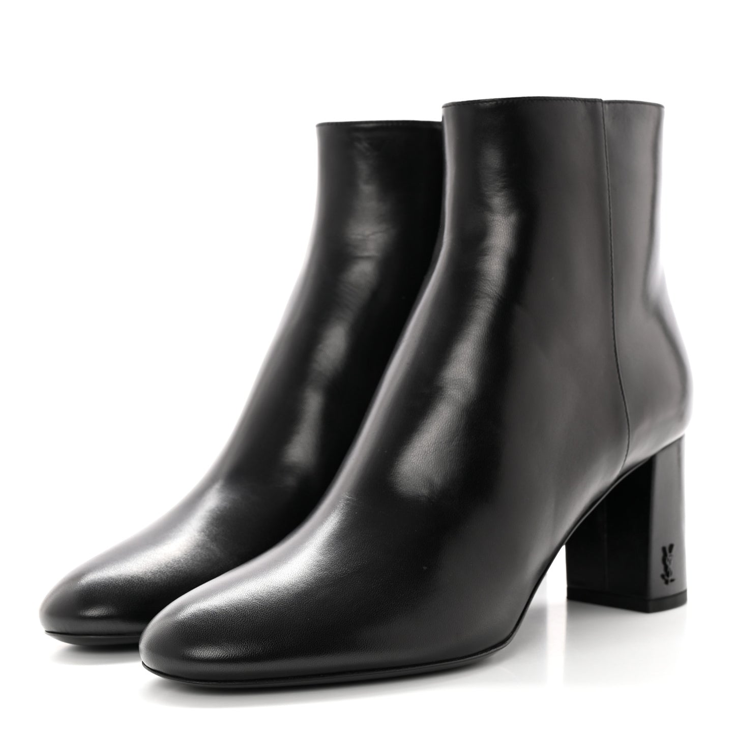 Nappa Vendome Loulou Ankle Zip Boots 39.5 Black