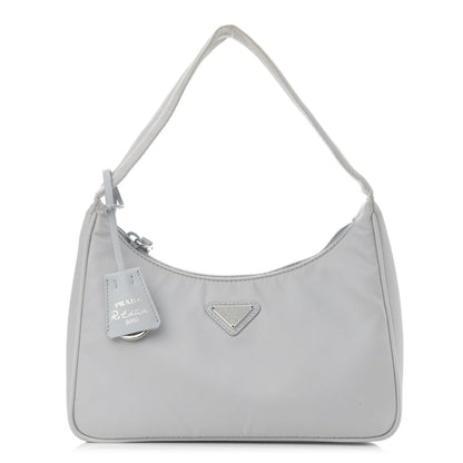 Prada Tessuto Nylon Mini Re-Edition 2000 Bag Fiordaliso 1 of 12
