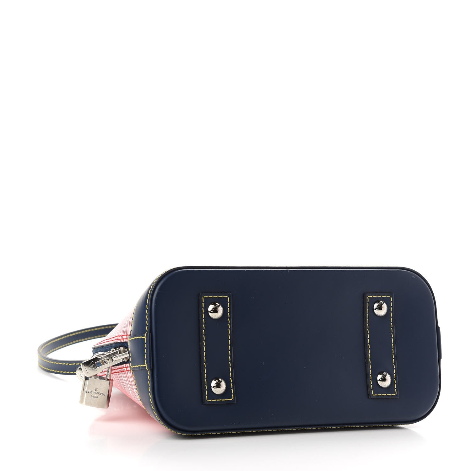 Louis Vuitton Epi Alma BB Denim Red 3 of 8