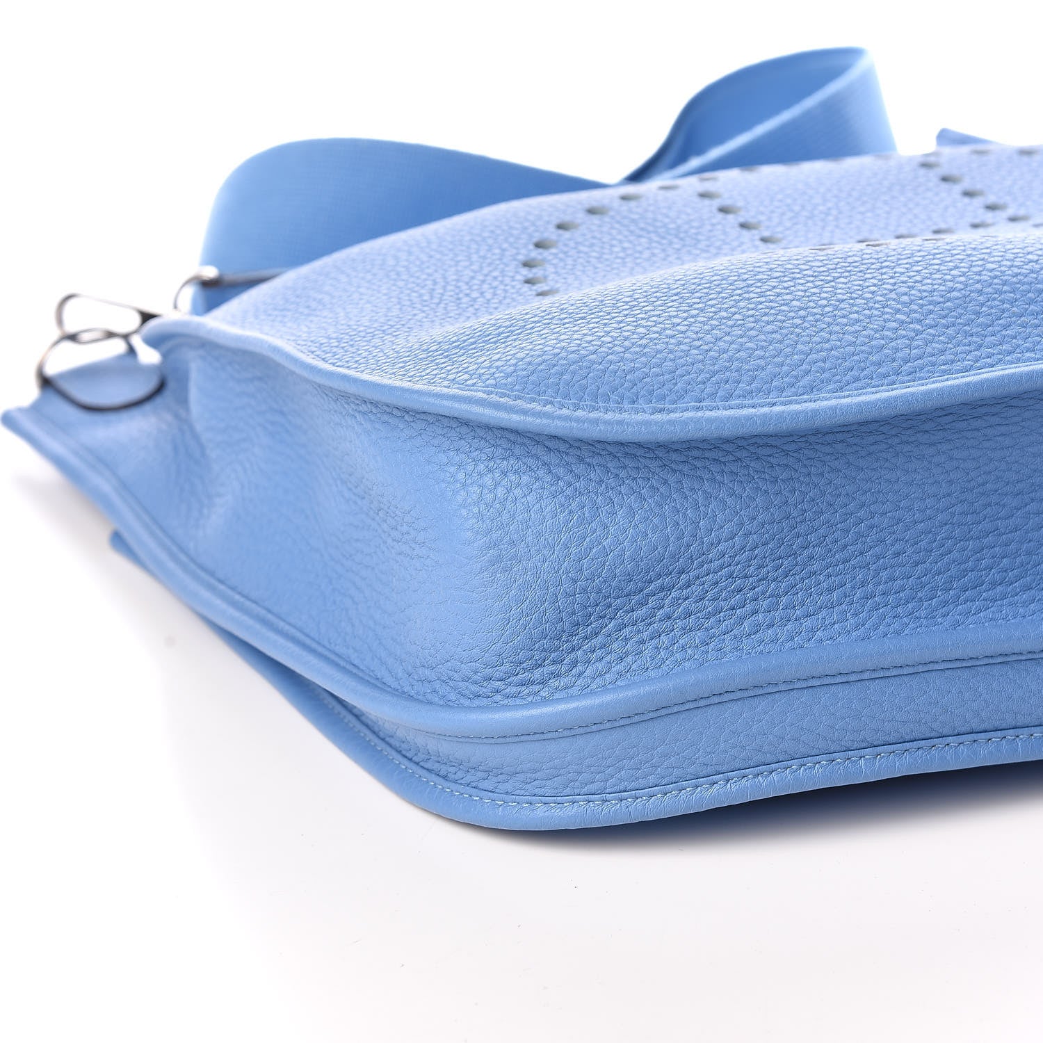 Hermes Taurillon Clemence Evelyne III GM Bleu Paradis 8 of 9