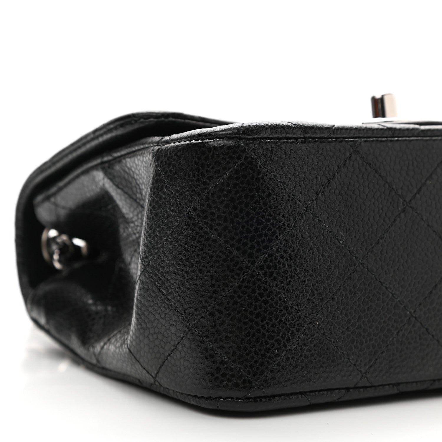 Chanel Caviar Quilted Mini Square Flap Black 8 of 9