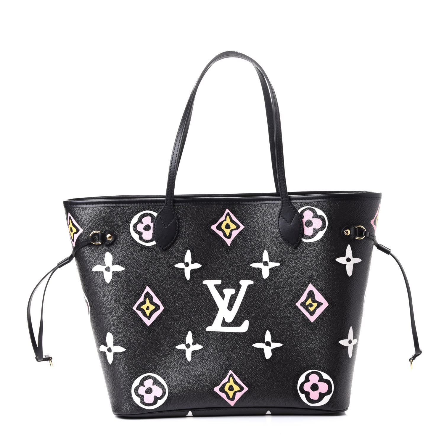 Louis Vuitton Monogram Giant Wild At Heart Neverfull MM Black 1 of 4