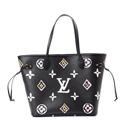 Louis Vuitton Monogram Giant Wild At Heart Neverfull MM Black 1 of 4