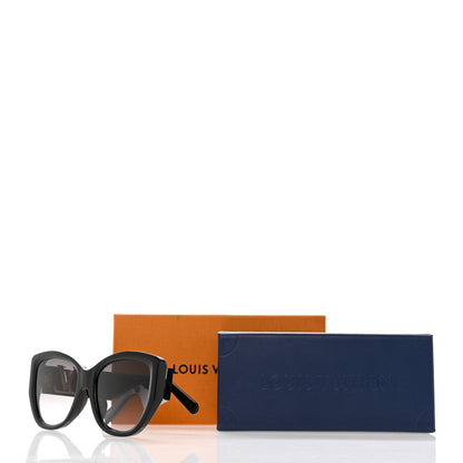 Louis Vuitton LV Icon Cat Eye Sunglasses Z1733E Black 9 of 9