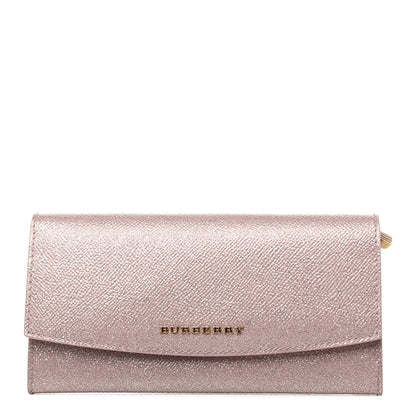 Burberry Patent Glitter Porter Continental Wallet Pale Orchid 1 of 9