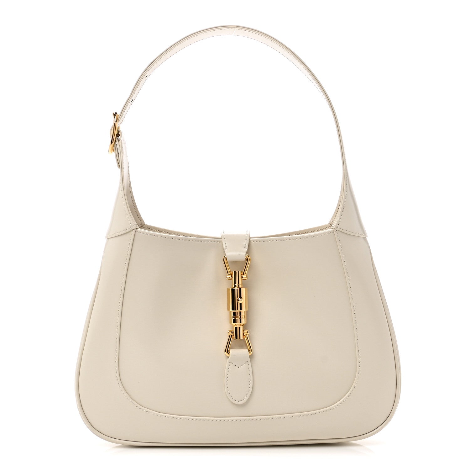 Gucci Boarded Dyana Lux Calfskin Small Jackie 1961 Hobo Mystic White 1 of 10