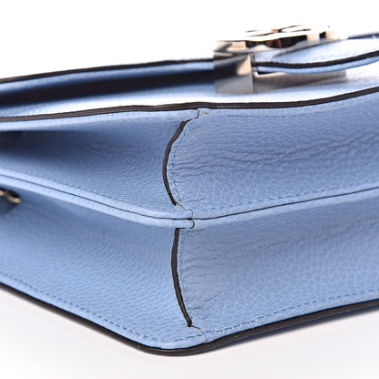 Gucci Dollar Calfskin Small Interlocking G Shoulder Bag Mineral Blue 8 of 9