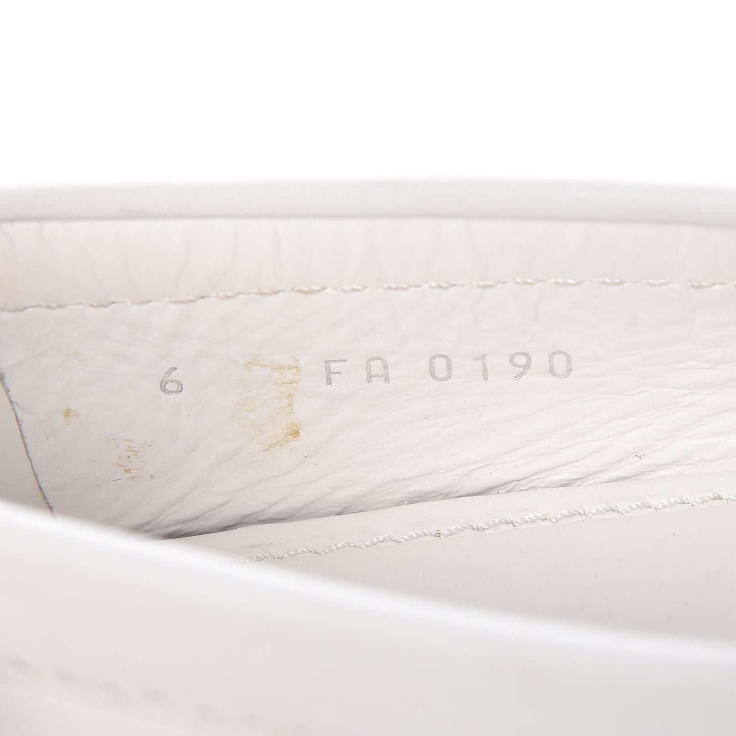 Calfskin Mens Monte Carlo Moccasin Loafers 6 White
