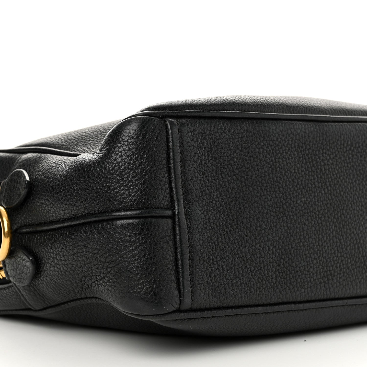 Prada Vitello Daino Medium Double Zip Shoulder Bag Black 11 of 12
