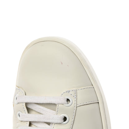 Gucci Calfskin Web Cherry Embroidered Womens Ace Sneakers 37 White 18 of 18