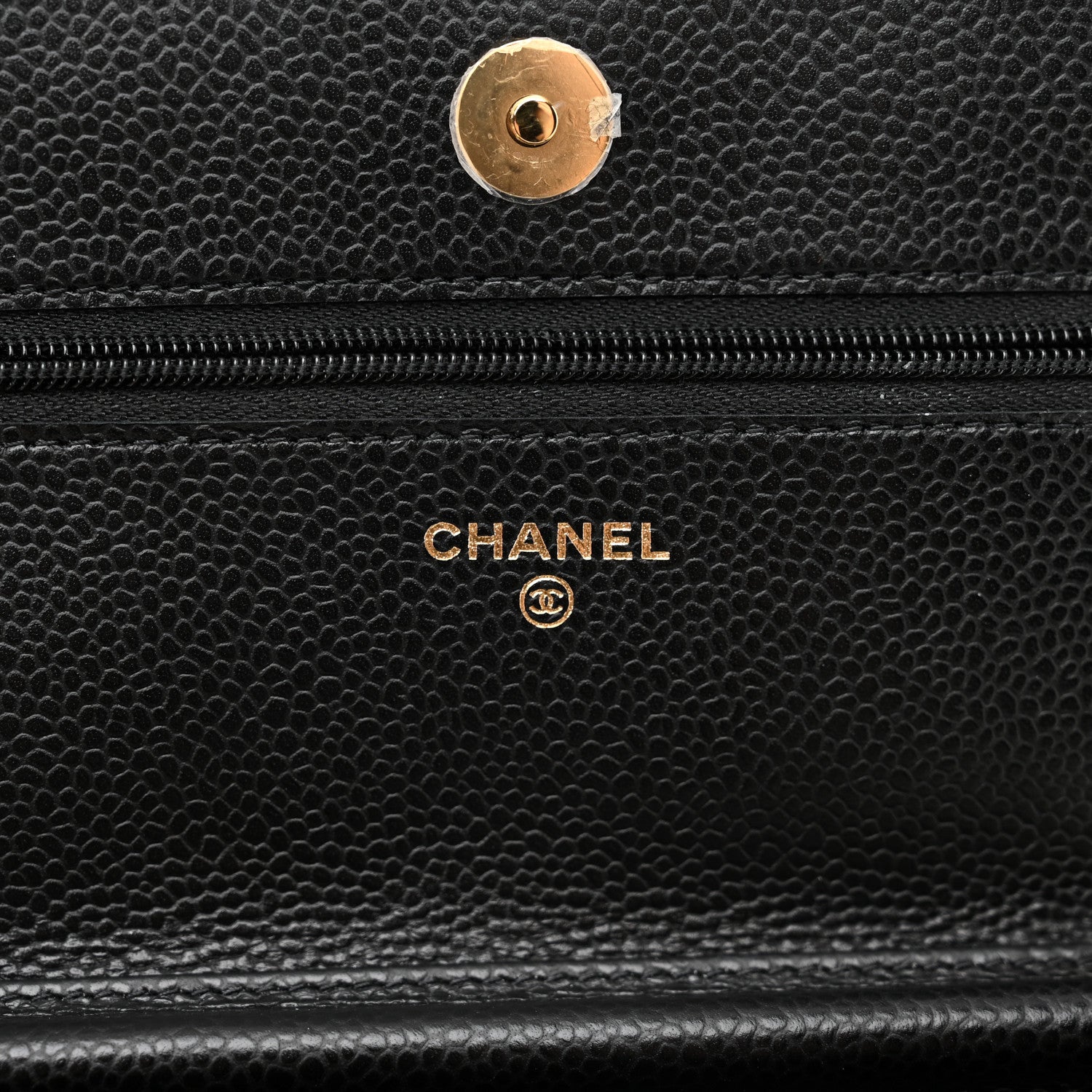 Chanel Caviar Quilted Wallet on Chain WOC Black 6 of 13
