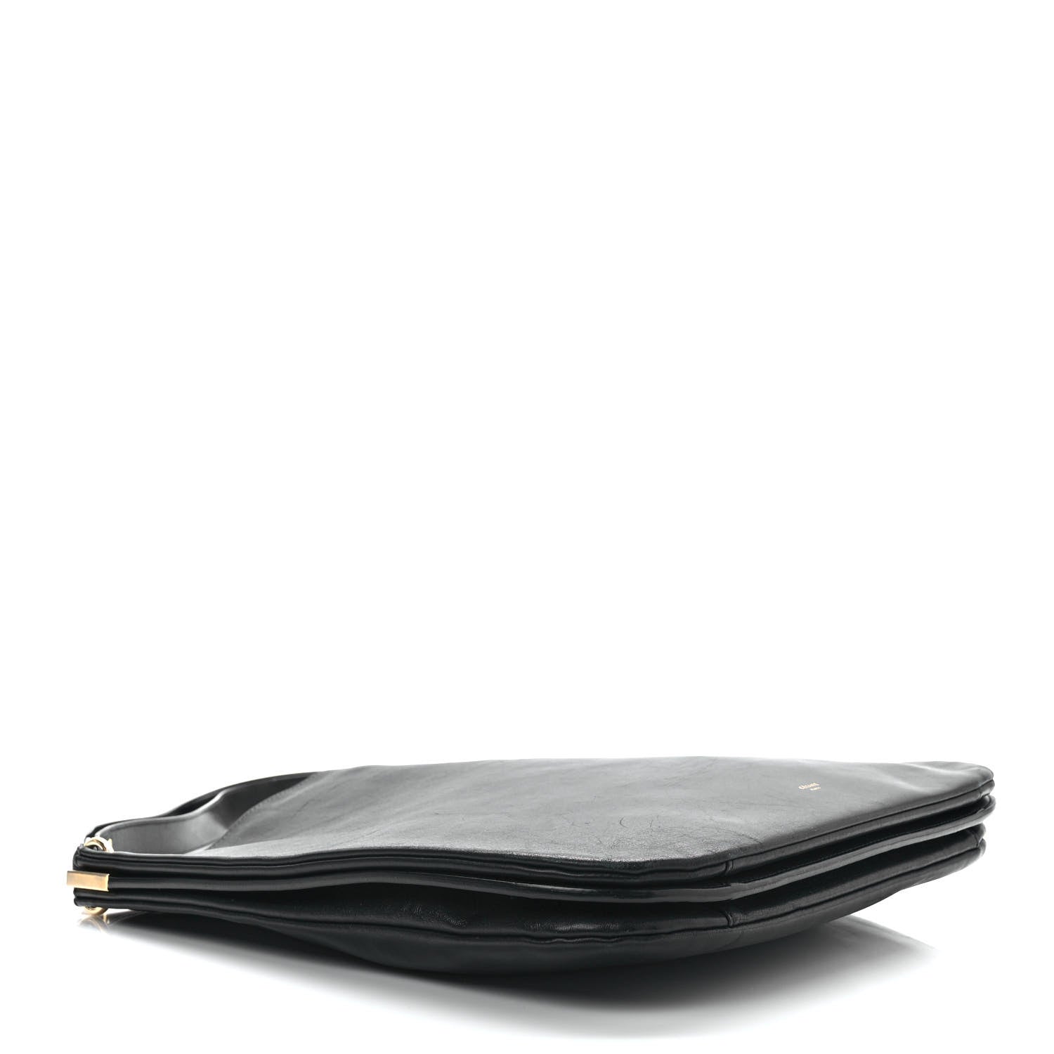 Celine Palmelato Calfskin Blade Hobo Black 3 of 7