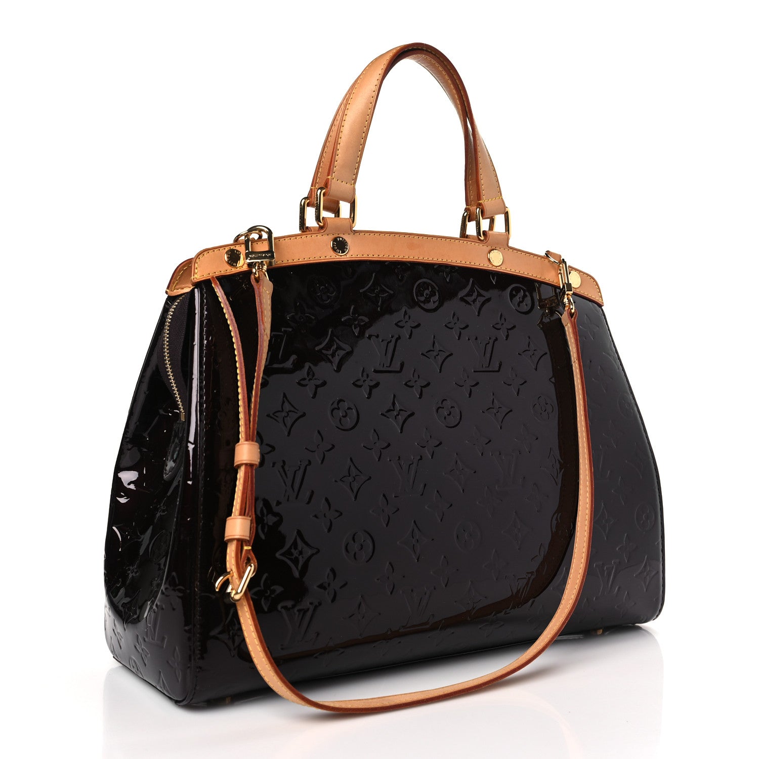 Louis Vuitton Vernis Brea GM Amarante 3 of 8